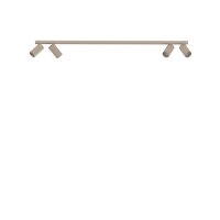 Deckenleuchte schwenkbar Stahl Beige GU10 130 cm Modern
