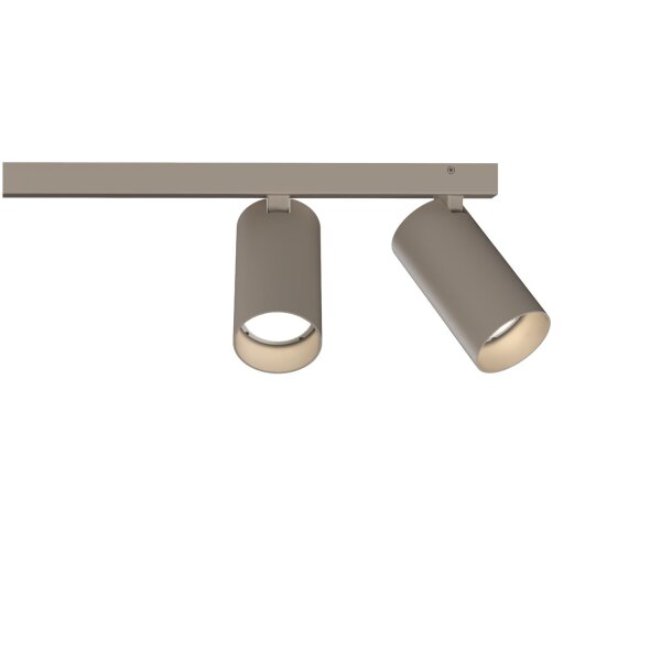 Deckenspot schwenkbar Beige Stahl GU10 H:13 cm Modern