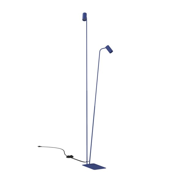 XXL Stehleuchte schwenkbar Marineblau GU10 H:216 cm