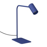 Tischleuchte schwenkbar Marineblau GU10 H:45 cm Modern