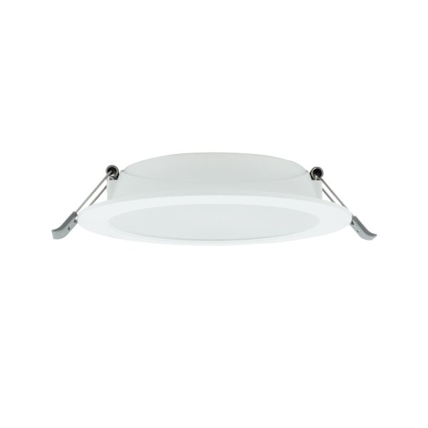 LED Einbauspot blendarm Weiß 3000K Ø14 cm Modern