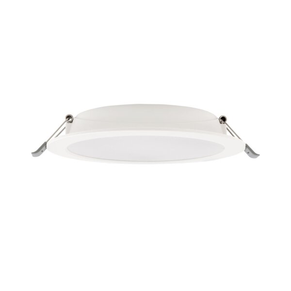 LED Einbaustrahler blendarm Weiß 3000K B:17 cm rund