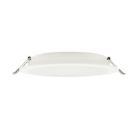 LED Einbauspot blendarm Wei&szlig; 4000K B:19,5 cm Modern