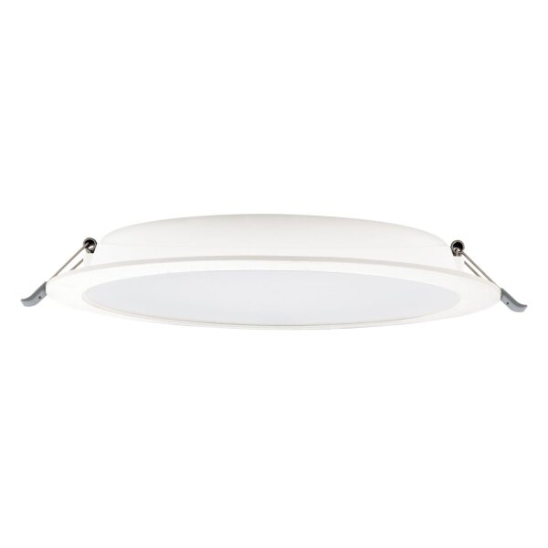 LED Einbauspot blendarm Weiß 4000K B:22 cm Modern rund