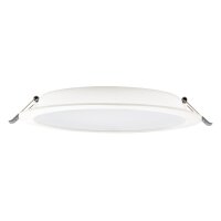LED Einbauspot blendarm Wei&szlig; 4000K B:22 cm Modern rund