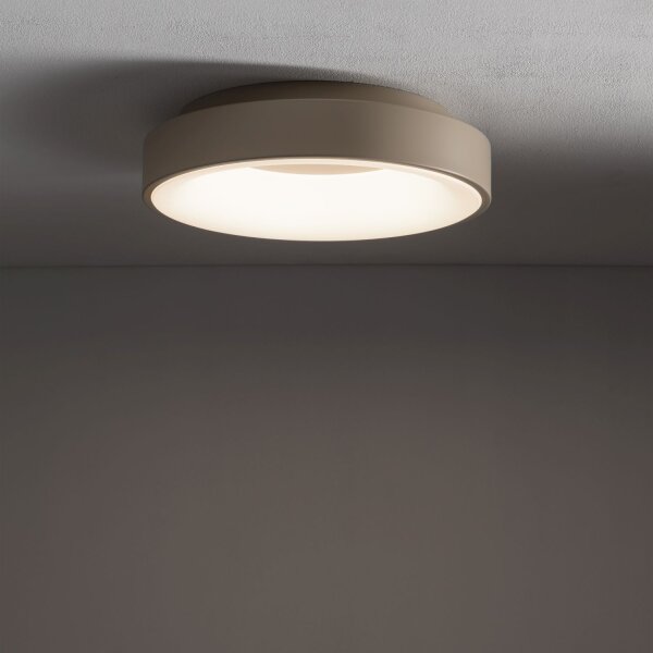 LED Deckenlampe blendarm Beige neutralweiß 4000K Ø38 cm