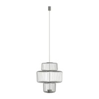 Pendelleuchte Grau Stahl GU10 L:49 cm Modern dekorativ