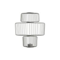 Pendelleuchte Grau Stahl GU10 L:49 cm Modern dekorativ