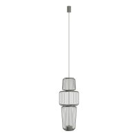 Pendelleuchte Downlight Grau Draht Stahl GU10...