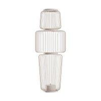 Pendelleuchte Beige Stahl GU10 L:25,5 cm rund Modern