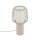 Tischleuchte blendarm Beige E27 H:33,5 cm klein Modern