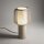 Tischleuchte blendarm Beige E27 H:33,5 cm klein Modern