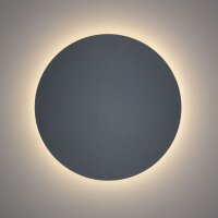 LED Wandleuchte indirekt Blau 3000K Ø35 cm rund...