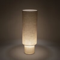 Stehleuchte blendarm Creme Stoffschirm E27 H:106 cm