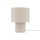 Tischleuchte blendarm Creme Stoff Schirm E27 H:35 cm