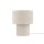 Tischleuchte blendarm Creme Stoff E27 H:42 cm Modern