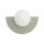 Wandleuchte Salbei Glas Kugel G9 T:14,2 cm blendarm