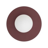 Wandleuchte Glas Kugel H:25 cm G9 blendarm Modern klar