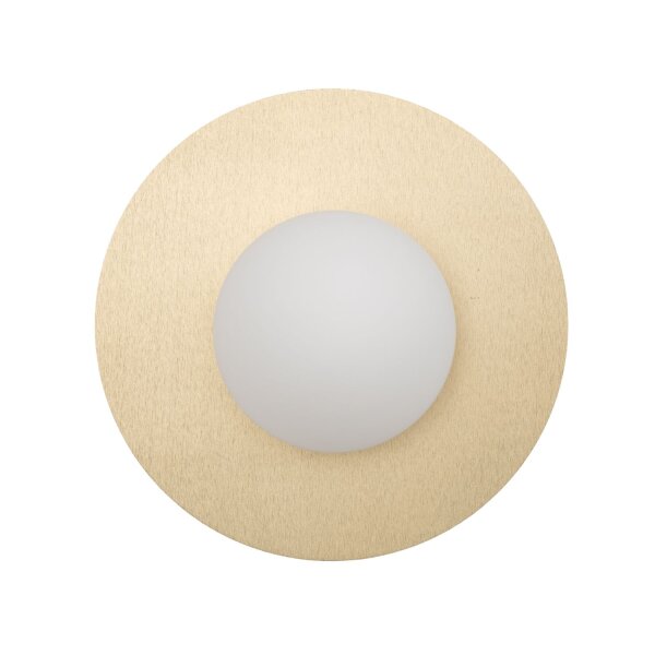 Wandlampe blendarm Gold Glas Kugel G9 B:25 cm Modern