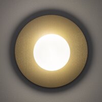 Wandlampe blendarm Gold Glas Kugel G9 B:25 cm Modern