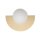 Wandleuchte blendarm Gold Glas G9 T:14,2 cm Modern