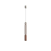 Pendelleuchte Beige Terrakotta Stahl GU10 &Oslash;6,5 cm rund