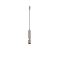 Pendelleuchte Beige Stahl GU10 &Oslash;6,5 cm Modern rund