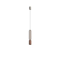 Pendelleuchte Beige Terrakotta GU10 &Oslash;6,5 cm Modern rund