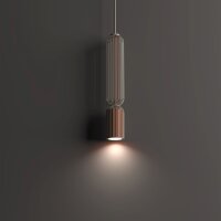 Pendelleuchte Beige Terrakotta GU10 Ø6,5 cm Modern...