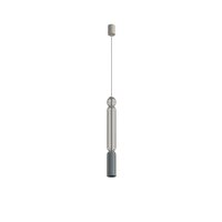 Pendelleuchte Beige Graphit Stahl GU10 Ø6,5 cm rund