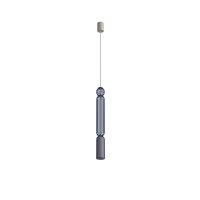 Pendelleuchte Beige Marineblau Modern GU10 Ø6,5 cm...