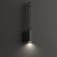 Pendelleuchte Grau Stahl GU10 Ø6,5 cm Modern rund