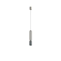 Pendelleuchte Beige Graphit GU10 Ø6,5 cm Modern rund