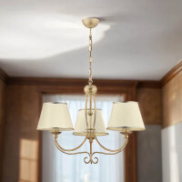 Kronleuchter Ø67cm Shabby Gold 3xE27 Hängelampe