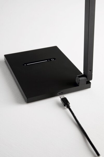 LED Tischleuchte Schwarz 3000/4000K H:58 cm schwenkbar