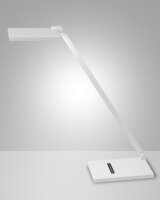 LED Tischleuchte Wei&szlig; 3000/4000K H:58 cm schwenkbar