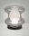 LED Tischleuchte Glas 2700/3000/4000K Schwarz B:18 cm