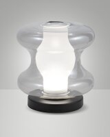 LED Tischleuchte Schwarz Rauchglas 2700/3000/4000K