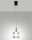 LED Pendelleuchte Rauchglas 2700/3000/4000K rund &Oslash;18 cm