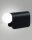 Tischleuchte Aluminium G9 Glas Schwarz H:15 cm blendarm