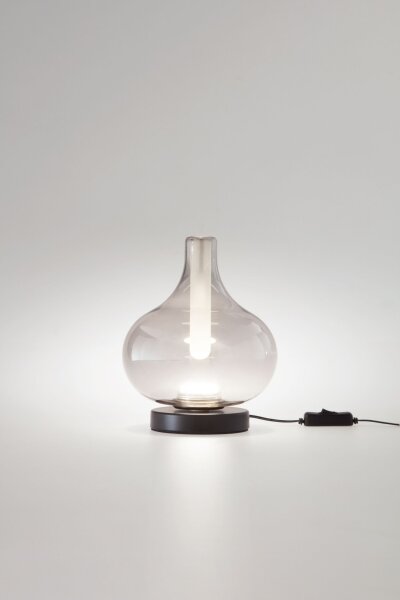 LED Tischleuchte Rauchglas 2700/3000/4000K Schwarz