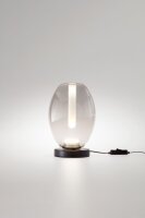 LED Tischleuchte 2700/3000/4000K Rauchglas Schwarz