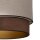 Hängelampe Stoff Grau-Beige Braun Gold rund Ø40 cm E27