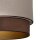 Deckenleuchte Stoff Grau-Beige Braun Gold Ø40 cm E27