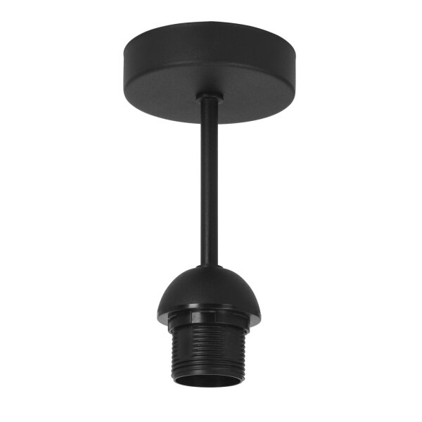 Deckenlampe Stoff Grau-Beige Schwarz Gold E27 Ø40 cm