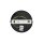 Deckenlampe Stoff Grau-Beige Schwarz Gold E27 Ø40 cm