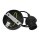 Pendelleuchte Stoff Grau-Beige Schwarz Gold Ø40 cm E27