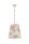 Pendelleuchte CRINE Blumen Schirm &Oslash;35cm Shabby