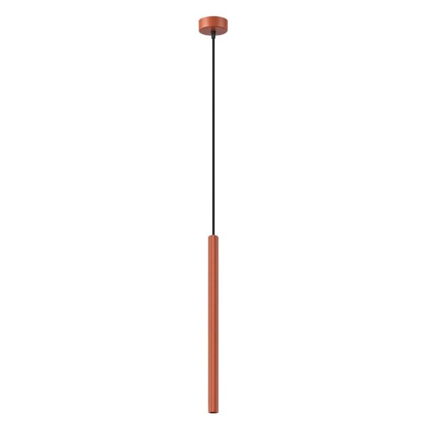 Hängelampe Stahl Ockerrot Modern G9 Ø2,5cm wohnlich