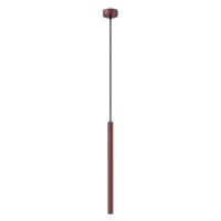 Hängelampe Stahl Burgund Modern G9 Ø2,5cm...